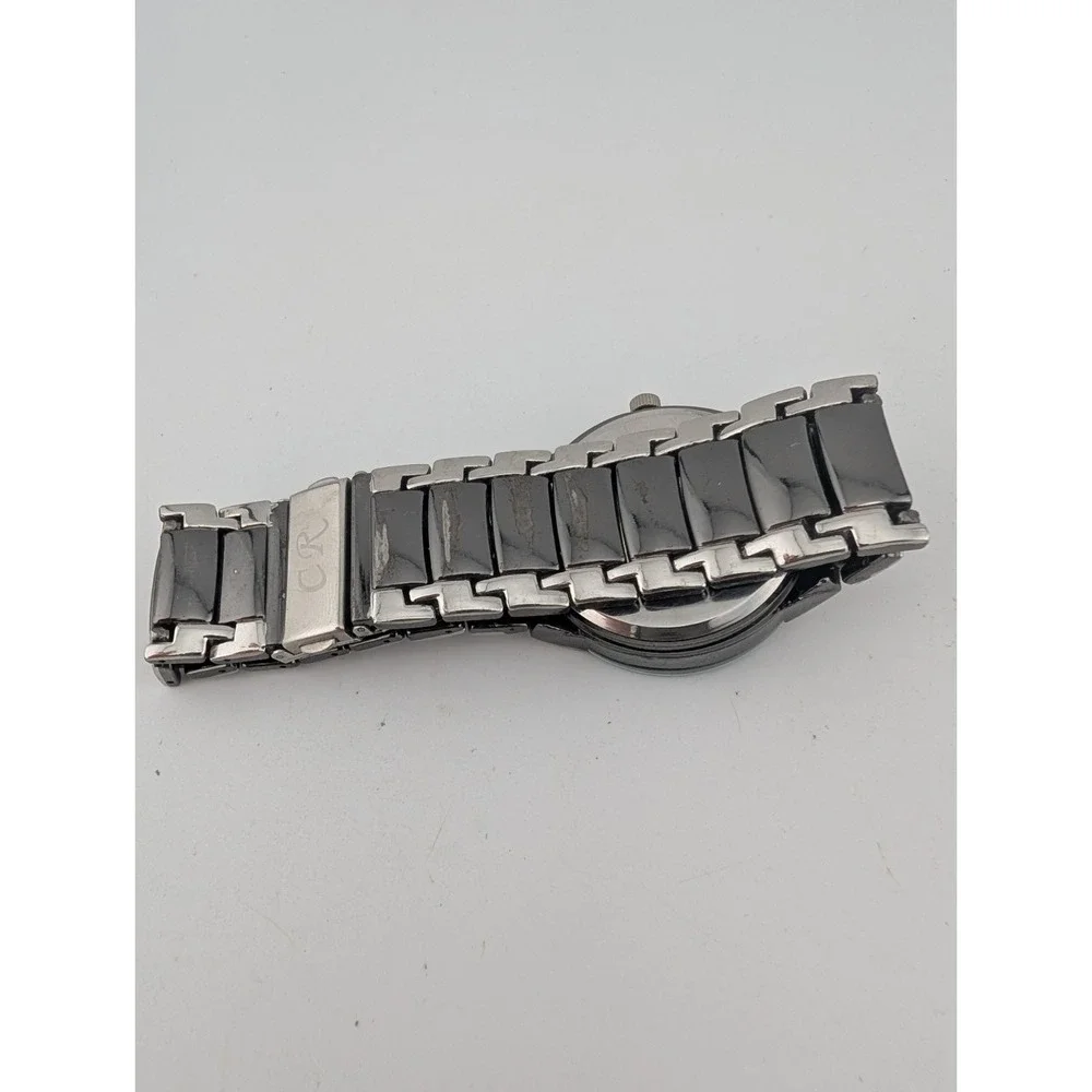 Charles Raymond Men's Watch 38mm Case Black/Silver 7.5